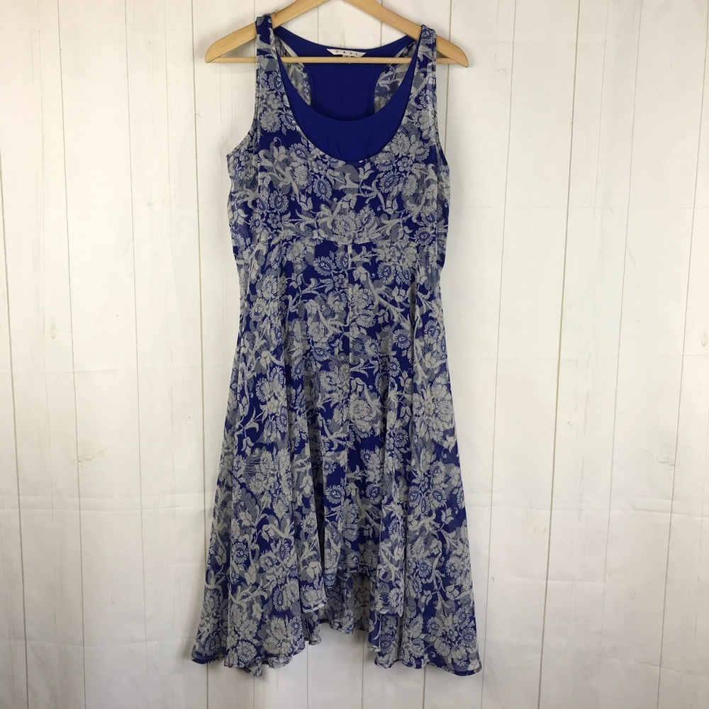 CAbi Blue Sleeveless Dress size S